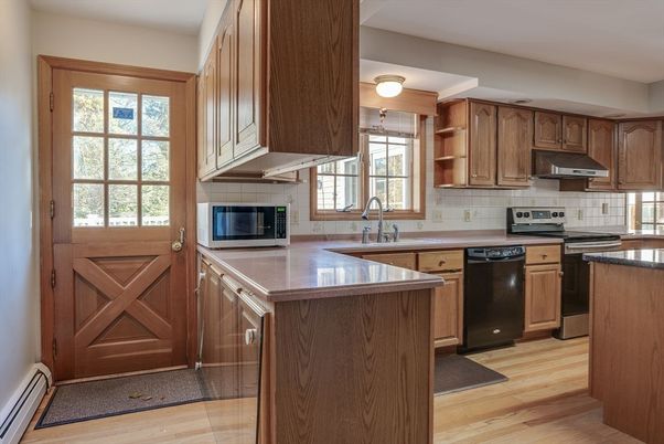 Interior, Kitchen, Wood Texture Flooring