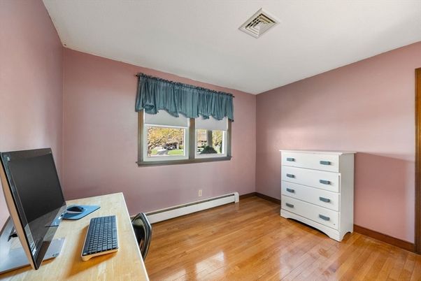 Home Office, Interior, Wood Texture Flooring