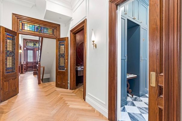 Bathroom, Interior, Wood Texture Flooring