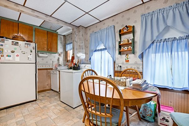 Dining room, Interior, Kitchen, Wooden Beams