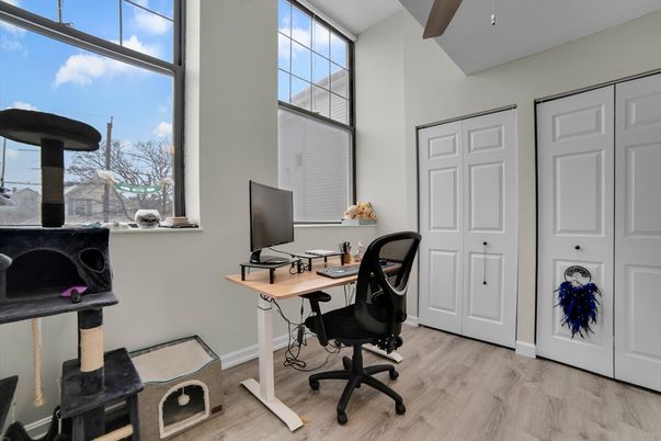 Home Office, Interior, Wood Texture Flooring