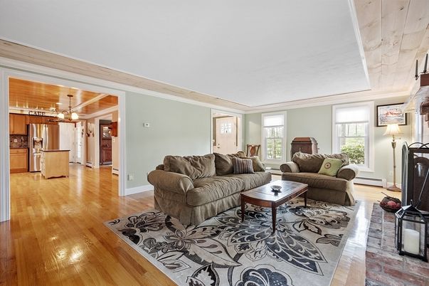 Interior, Kitchen, Living room, Wood Texture Flooring