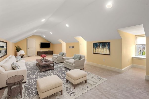 Interior, Living room, Recessed Lighting