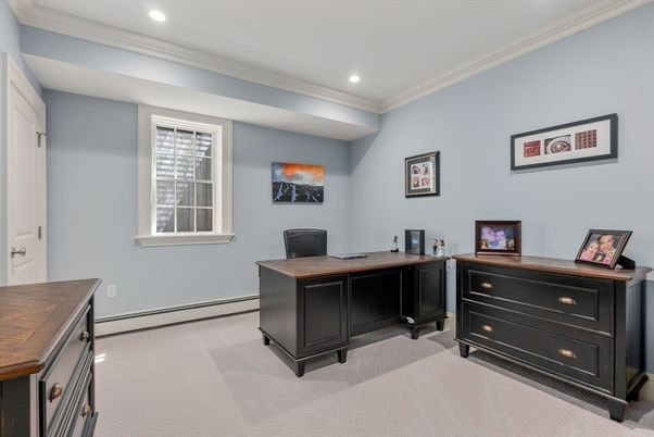 Home Office, Interior, Recessed Lighting