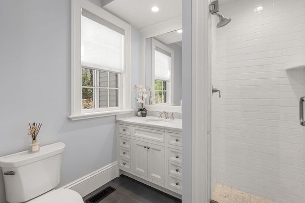 Bathroom, Interior, Recessed Lighting