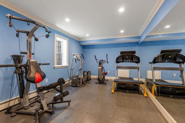 Fitness Equipment, Interior, Recessed Lighting