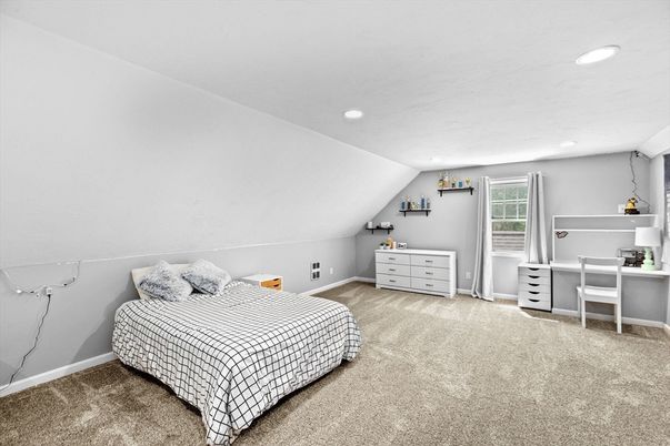 Bedroom, Home Office, Interior, Recessed Lighting