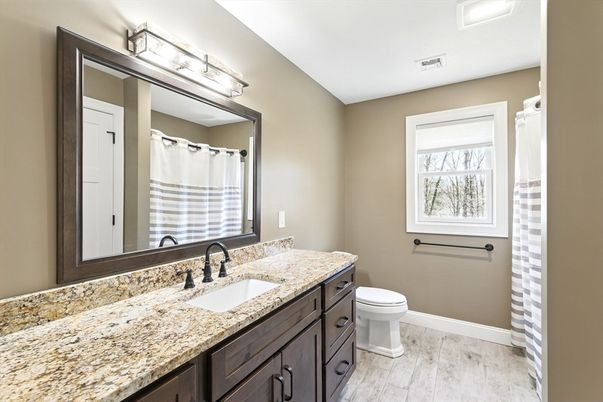 Bathroom, Interior, Wood Texture Flooring
