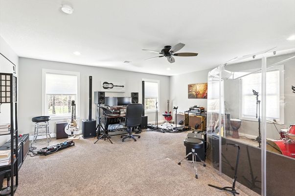 Home Office, Interior, Recessed Lighting