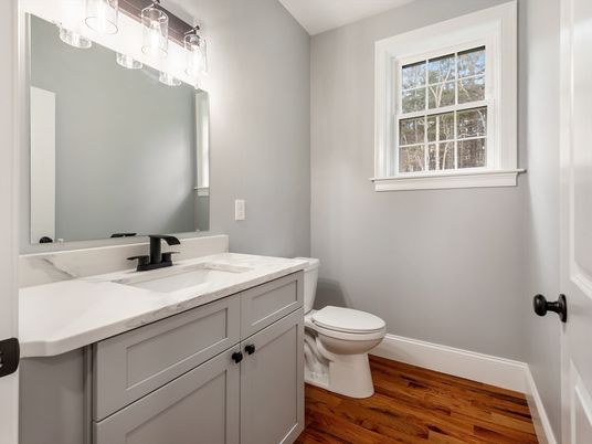 Bathroom, Interior, Wood Texture Flooring