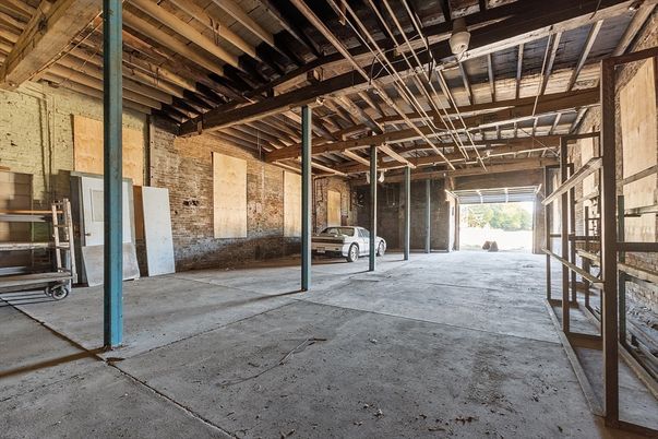 Interior, Stone Walls, Wooden Beams