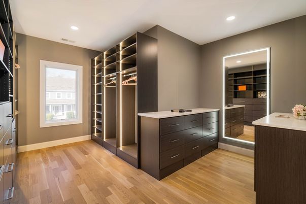 Interior, Recessed Lighting, Walk-in Closets, Wood Texture Flooring