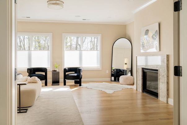Fireplace, Interior, Wood Texture Flooring