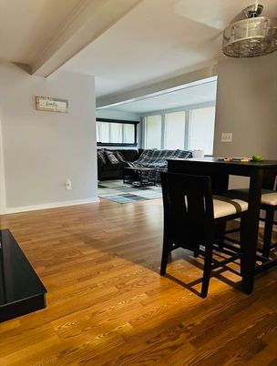 Dining room, Interior, Wood Texture Flooring