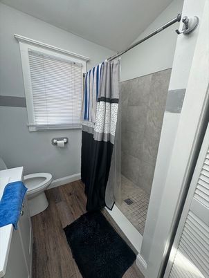 Bathroom, Interior, Wood Texture Flooring