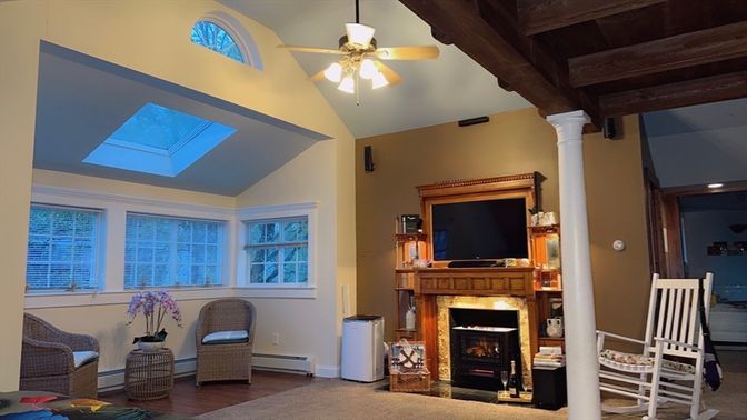 Fireplace, Interior, Wooden Beams, Wooden Ceilings