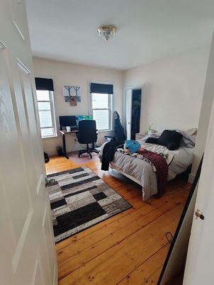 Bedroom, Home Office, Interior, Wood Texture Flooring
