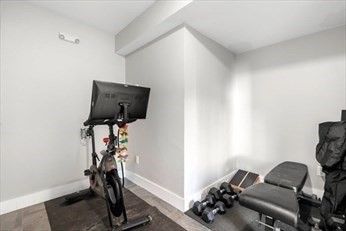Fitness Equipment, Interior, Wood Texture Flooring