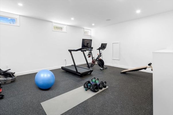 Fitness Equipment, Interior, Recessed Lighting