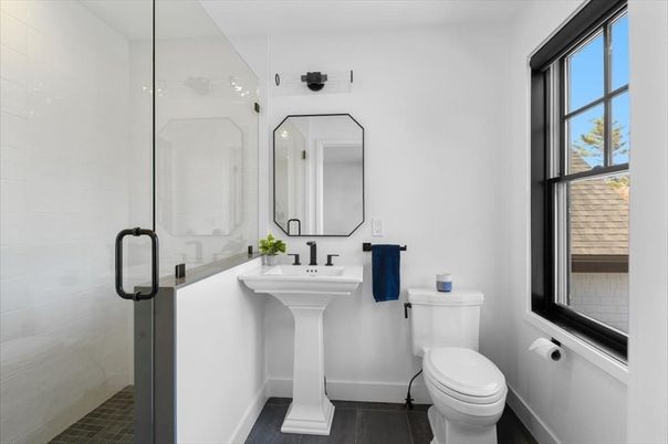 Bathroom, Glass Shower, Interior