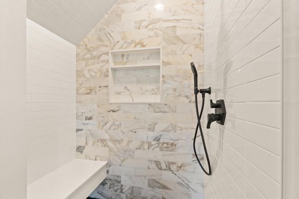 Bathroom, Interior, Marble Walls