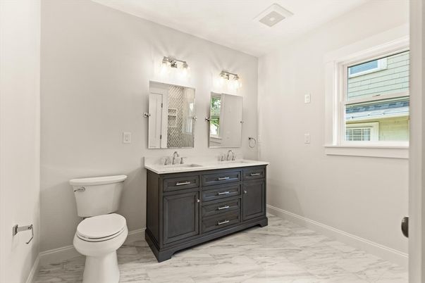 Bathroom, Dual Sink Vanities, Interior, Marble