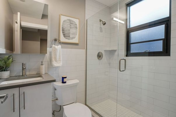 Bathroom, Glass Shower, Interior