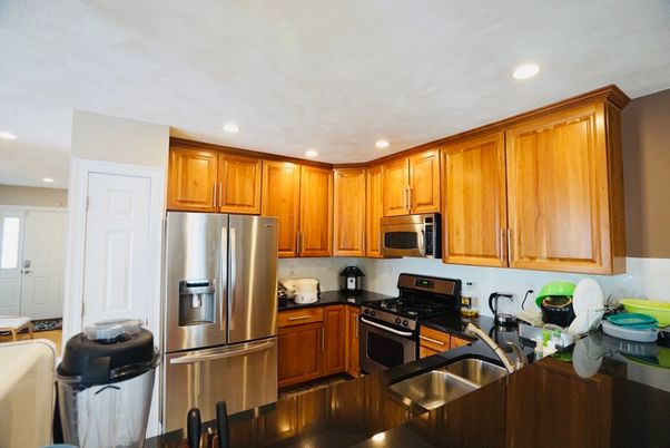 Interior, Kitchen, Recessed Lighting, Stainless Steel Appliances