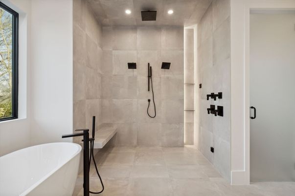 Bathroom, Free Standing Baths, Interior, Recessed Lighting