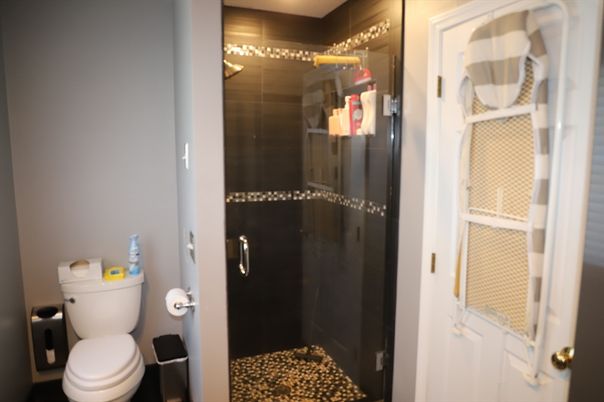 Bathroom, Glass Shower, Interior