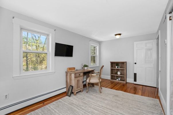 Home Office, Interior, Wood Texture Flooring