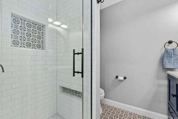 Bathroom, Glass Shower, Interior
