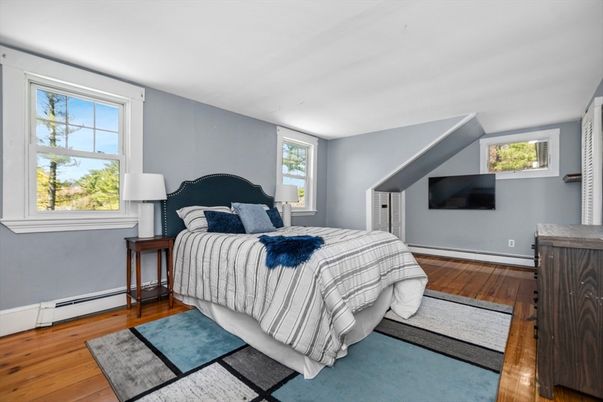 Bedroom, Interior, Wood Texture Flooring