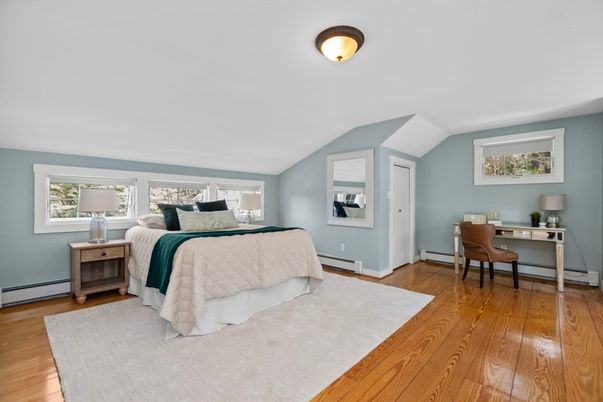 Bedroom, Home Office, Interior, Wood Texture Flooring