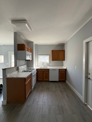 Interior, Kitchen, Wood Texture Flooring