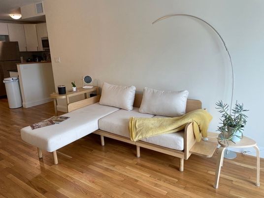Interior, Kitchen, Living room, Wood Texture Flooring