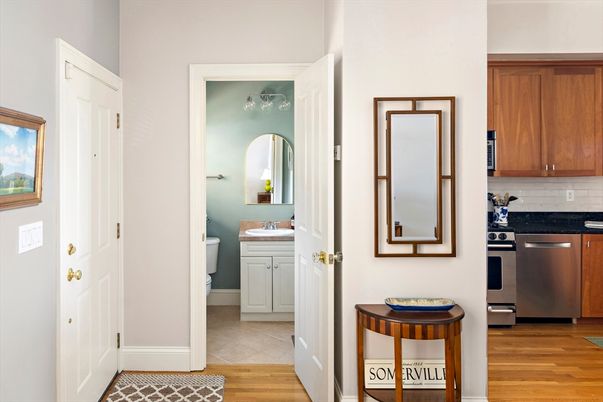 Bathroom, Interior, Wood Texture Flooring