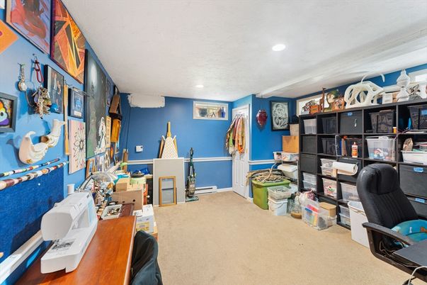 Home Office, Interior, Recessed Lighting