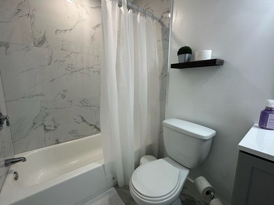 Bathroom, Interior, Marble Walls