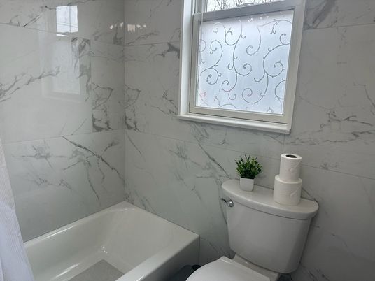 Bathroom, Interior, Marble Walls