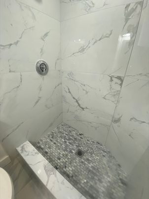 Bathroom, Interior, Marble Walls