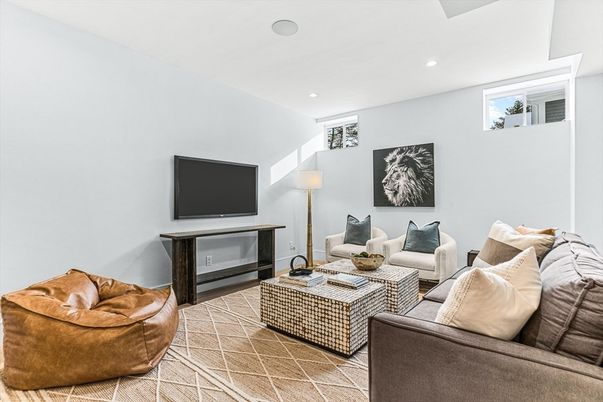 Interior, Living room, Recessed Lighting