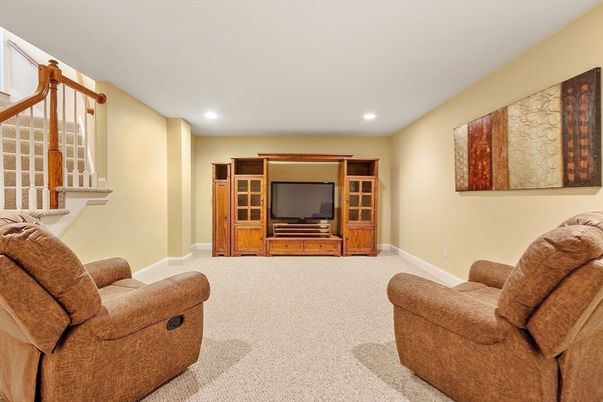 Interior, Living room, Recessed Lighting