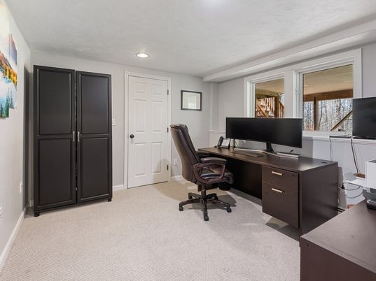 Home Office, Interior, Recessed Lighting
