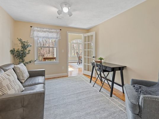 Home Office, Interior, Wood Texture Flooring