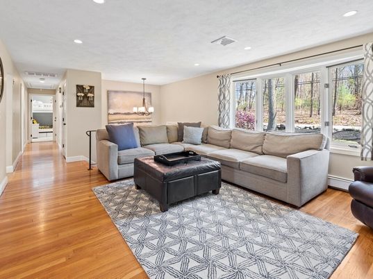 Chandelier, Interior, Living room, Recessed Lighting, Wood Texture Flooring