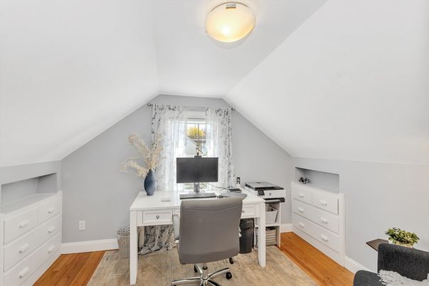 Home Office, Interior, Wood Texture Flooring