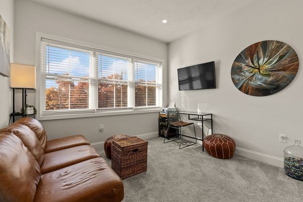 Home Office, Interior, Recessed Lighting
