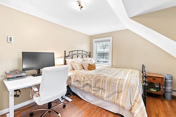 Bedroom, Home Office, Interior, Wood Texture Flooring