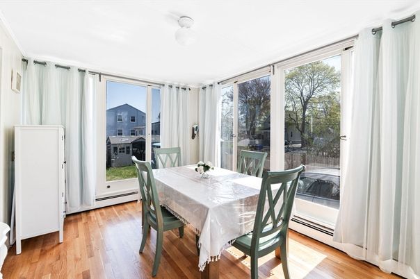 Dining room, Interior, Wood Texture Flooring